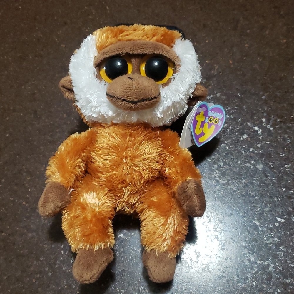 Ty Beanie Boos - BONGO the Monkey (6 Inch) NEW MWMTs Plush Stuffed Animal Toy